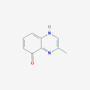 molecular formula C9H8N2O B069019 2-Methyl-8-hydroxyquinoxaline CAS No. 167837-50-5
