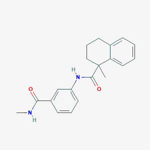 1-methyl-N-[3-(methylcarbamoyl)phenyl]-3,4-dihydro-2H-naphthalene-1-carboxamide