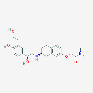 molecular formula C24H32N2O5 B069023 Bedoradrine CAS No. 194785-19-8