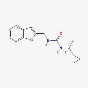 1-(1-Benzofuran-2-ylmethyl)-3-(1-cyclopropylethyl)urea