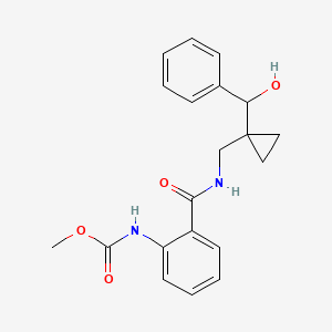 methyl N-[2-[[1-[hydroxy(phenyl)methyl]cyclopropyl]methylcarbamoyl]phenyl]carbamate