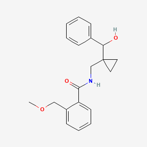 N-[[1-[hydroxy(phenyl)methyl]cyclopropyl]methyl]-2-(methoxymethyl)benzamide