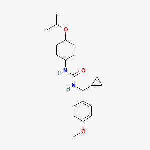 1-[Cyclopropyl-(4-methoxyphenyl)methyl]-3-(4-propan-2-yloxycyclohexyl)urea