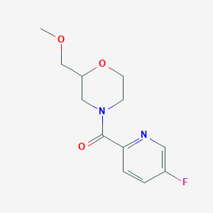 (5-Fluoropyridin-2-yl)-[2-(methoxymethyl)morpholin-4-yl]methanone