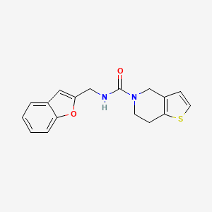 N-(1-benzofuran-2-ylmethyl)-6,7-dihydro-4H-thieno[3,2-c]pyridine-5-carboxamide