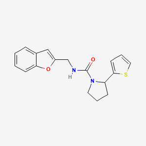 N-(1-benzofuran-2-ylmethyl)-2-thiophen-2-ylpyrrolidine-1-carboxamide