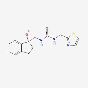 1-[(1-Hydroxy-2,3-dihydroinden-1-yl)methyl]-3-(1,3-thiazol-2-ylmethyl)urea