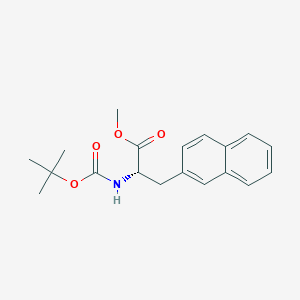 B069030 (S)-2-Tert-butoxycarbonylamino-3-naphthalen-2-YL-propionic acid methyl ester CAS No. 176896-73-4