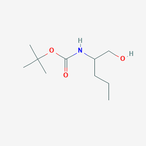 molecular formula C10H21NO3 B069037 N-Boc-DL-2-氨基-1-戊醇 CAS No. 179684-02-7