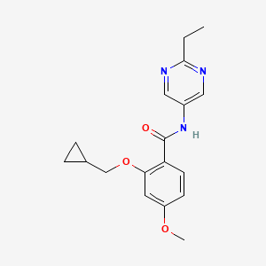 2-(cyclopropylmethoxy)-N-(2-ethylpyrimidin-5-yl)-4-methoxybenzamide