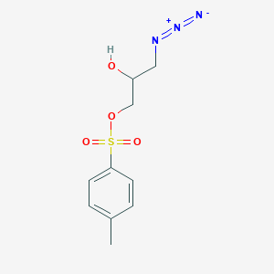molecular formula C10H13N3O4S B069056 1-叠氮基-2-羟基-3-甲苯磺酸酯丙烷 CAS No. 168431-73-0