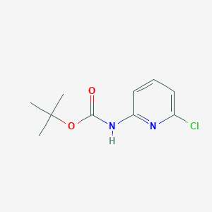 molecular formula C10H13ClN2O2 B069070 叔丁基(6-氯吡啶-2-基)氨基甲酸酯 CAS No. 159603-71-1