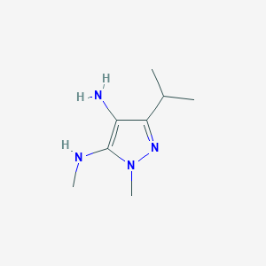 B069102 3-Isopropyl-N5,1-dimethyl-1H-pyrazole-4,5-diamine CAS No. 169261-04-5