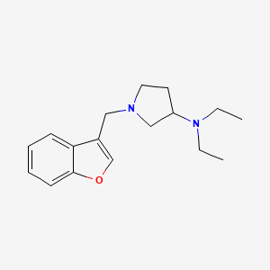 1-(1-benzofuran-3-ylmethyl)-N,N-diethylpyrrolidin-3-amine