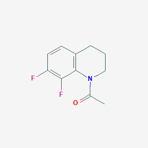 1-(7,8-difluoro-3,4-dihydro-2H-quinolin-1-yl)ethanone