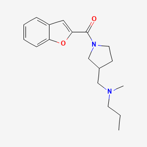 1-Benzofuran-2-yl-[3-[[methyl(propyl)amino]methyl]pyrrolidin-1-yl]methanone