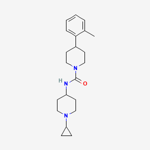 N-(1-cyclopropylpiperidin-4-yl)-4-(2-methylphenyl)piperidine-1-carboxamide