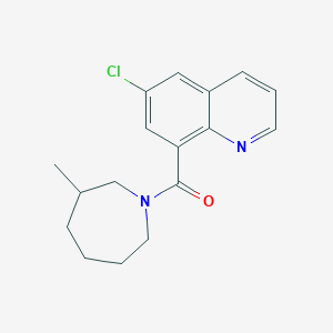 (6-Chloroquinolin-8-yl)-(3-methylazepan-1-yl)methanone