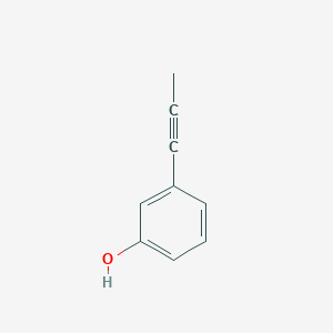 molecular formula C9H8O B069183 3-Prop-1-ynylphenol CAS No. 170651-14-6