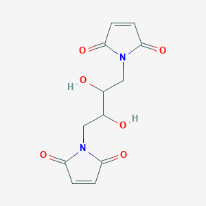 molecular formula C12H12N2O6 B069185 1,4-Dimaleimido-2,3-butanediol CAS No. 189013-00-1