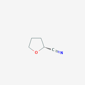 molecular formula C5H7NO B069187 (R)-四氢呋喃-2-腈 CAS No. 164472-78-0