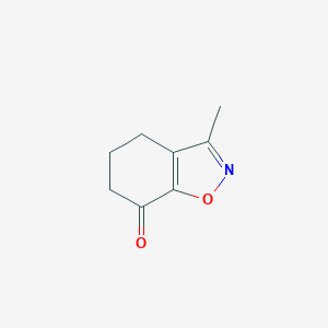 molecular formula C8H9NO2 B069196 3-Methyl-5,6-dihydrobenzo[d]isoxazol-7(4H)-one CAS No. 170487-35-1