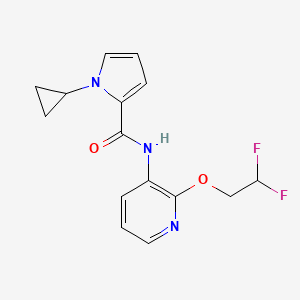 1-cyclopropyl-N-[2-(2,2-difluoroethoxy)pyridin-3-yl]pyrrole-2-carboxamide