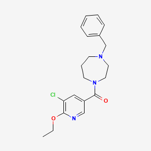 (4-Benzyl-1,4-diazepan-1-yl)-(5-chloro-6-ethoxypyridin-3-yl)methanone