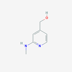 molecular formula C7H10N2O B069229 [2-(Methylamino)pyridin-4-yl]methanol CAS No. 193001-42-2