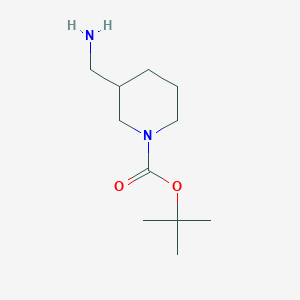 molecular formula C11H22N2O2 B069240 叔丁基 3-(氨基甲基)哌啶-1-羧酸酯 CAS No. 162167-97-7