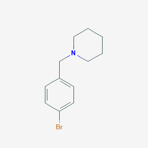 molecular formula C12H16BrN B069257 1-(4-Bromobenzyl)piperidine CAS No. 178162-69-1