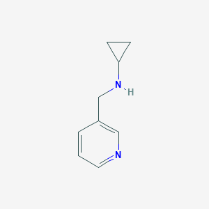 molecular formula C9H12N2 B069264 N-(吡啶-3-基甲基)环丙胺 CAS No. 183609-18-9