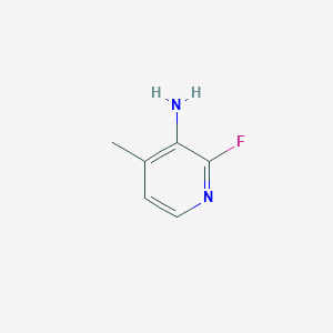molecular formula C6H7FN2 B069268 2-Fluoro-4-methylpyridin-3-amine CAS No. 173435-32-0
