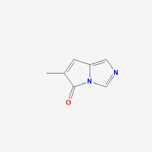 B069279 6-Methyl-5H-pyrrolo[1,2-c]imidazol-5-one CAS No. 195606-33-8