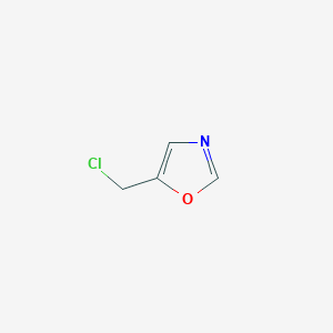 molecular formula C4H4ClNO B069290 5-(氯甲基)噁唑 CAS No. 172649-57-9
