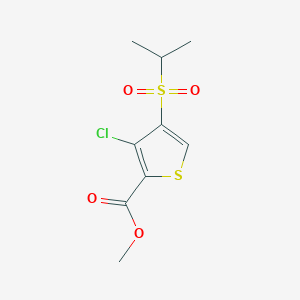 B069331 Methyl 3-chloro-4-(isopropylsulfonyl)thiophene-2-carboxylate CAS No. 175201-99-7