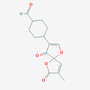molecular formula C15H16O5 B069338 尼杜拉尔 CAS No. 185853-14-9