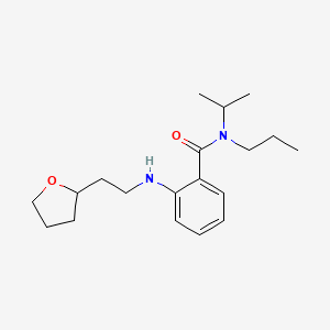 2-[2-(oxolan-2-yl)ethylamino]-N-propan-2-yl-N-propylbenzamide