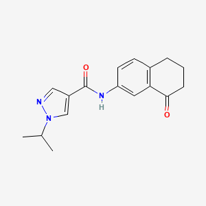 N-(8-oxo-6,7-dihydro-5H-naphthalen-2-yl)-1-propan-2-ylpyrazole-4-carboxamide