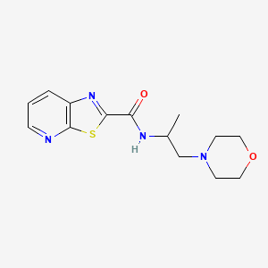 N-(1-morpholin-4-ylpropan-2-yl)-[1,3]thiazolo[5,4-b]pyridine-2-carboxamide