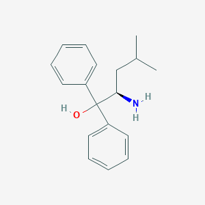 molecular formula C18H23NO B069366 (R)-(+)-2-氨基-4-甲基-1,1-二苯基-1-戊醇 CAS No. 161832-74-2