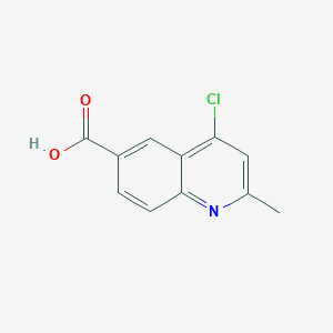 B069368 4-Chloro-2-methylquinoline-6-carboxylic acid CAS No. 181189-02-6