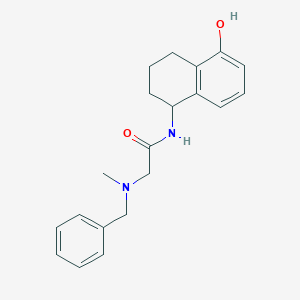 2-[benzyl(methyl)amino]-N-(5-hydroxy-1,2,3,4-tetrahydronaphthalen-1-yl)acetamide