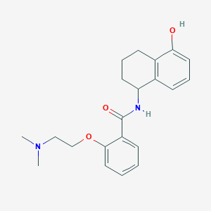 2-[2-(dimethylamino)ethoxy]-N-(5-hydroxy-1,2,3,4-tetrahydronaphthalen-1-yl)benzamide