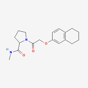 N-methyl-1-[2-(5,6,7,8-tetrahydronaphthalen-2-yloxy)acetyl]pyrrolidine-2-carboxamide