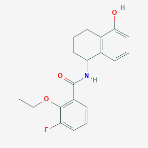 2-ethoxy-3-fluoro-N-(5-hydroxy-1,2,3,4-tetrahydronaphthalen-1-yl)benzamide