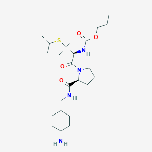 molecular formula C24H44N4O4S B069435 索非加特兰 CAS No. 187602-11-5