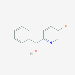 molecular formula C12H10BrNO B069450 (5-Bromopyridin-2-yl)(phenyl)methanol CAS No. 181647-50-7