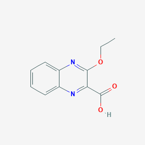 molecular formula C11H10N2O3 B069451 3-Ethoxyquinoxaline-2-carboxylic acid CAS No. 159782-18-0
