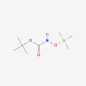 molecular formula C8H19NO3Si B069452 tert-Butyl (trimethylsilyl)oxycarbamate CAS No. 164169-42-0